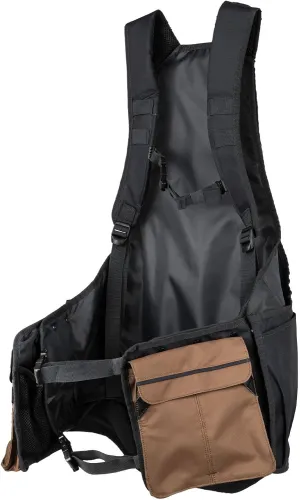 Beretta Men's Outlander Durable Water-Resistant Front-Load Capable Upland Hunting Strap Vest with Game Bag & Waterbag Holder