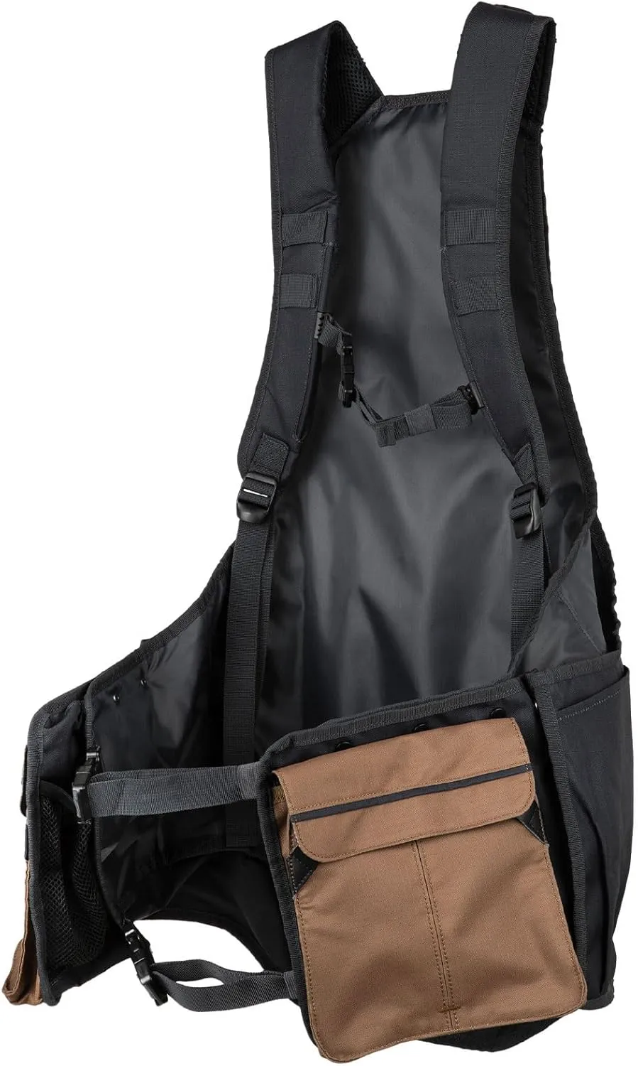 Beretta Men's Outlander Durable Water-Resistant Front-Load Capable Upland Hunting Strap Vest with Game Bag & Waterbag Holder