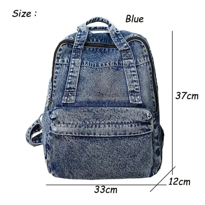 Big Denim Backpack