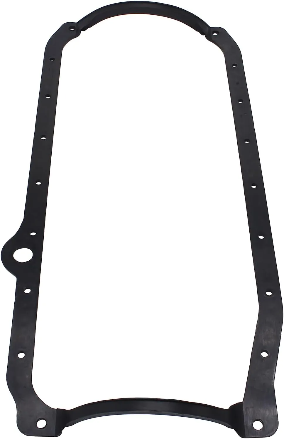 Black SBC Oil Pan Gasket Steel Core Fits for 86 - Up Late Chevy 305 350 383 400 Engine