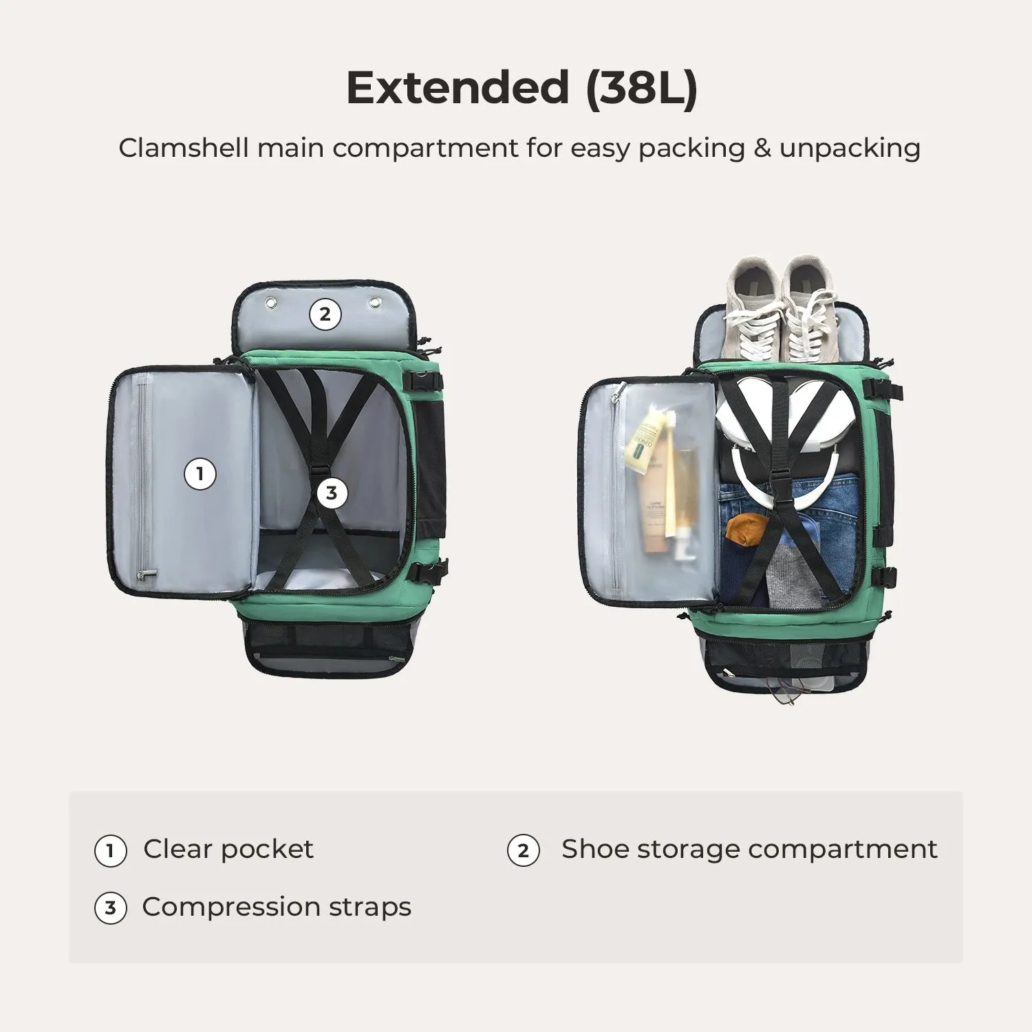 Blast Mesh Travel Backpack