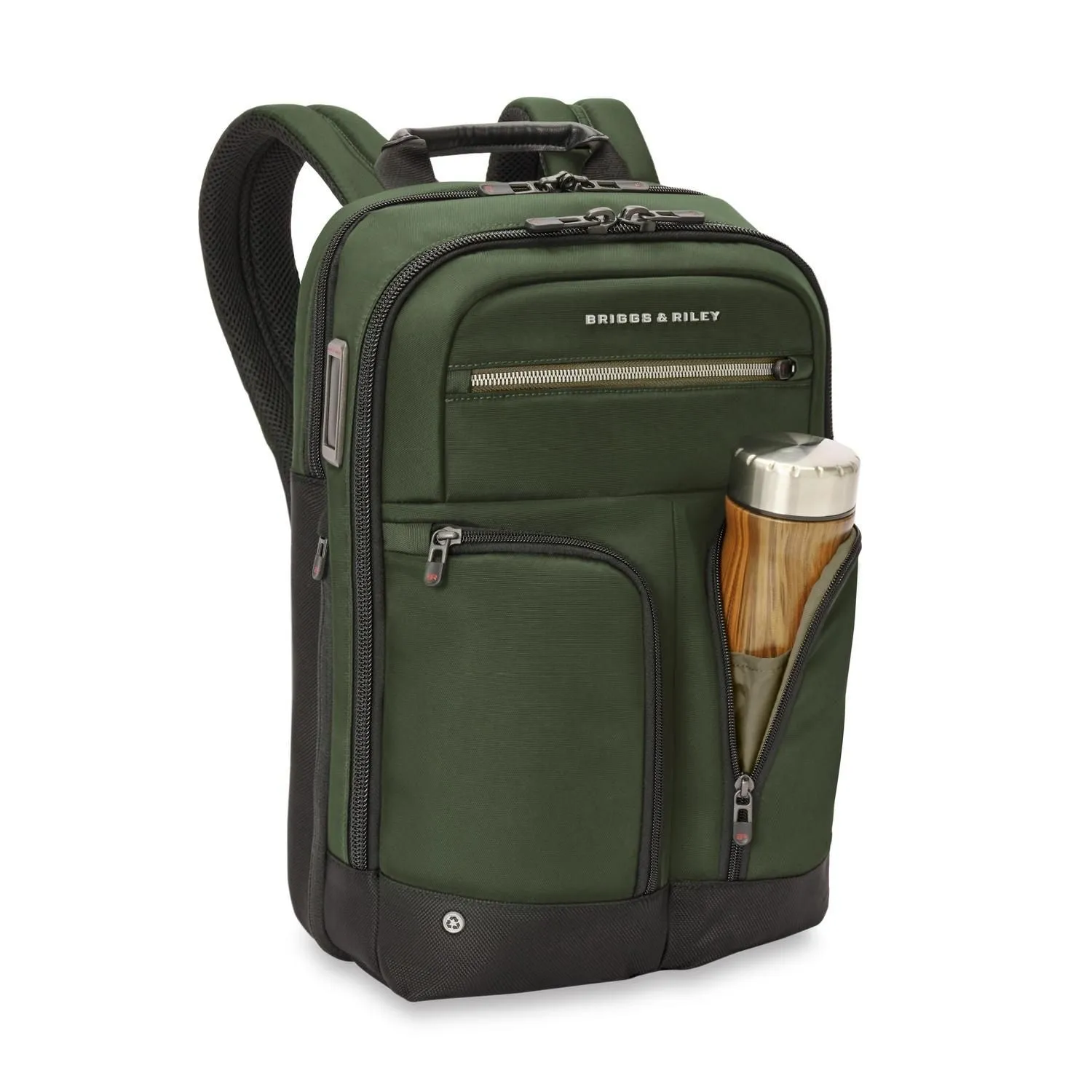 Briggs & Riley HTA Slim Expandable Backpack - Forest