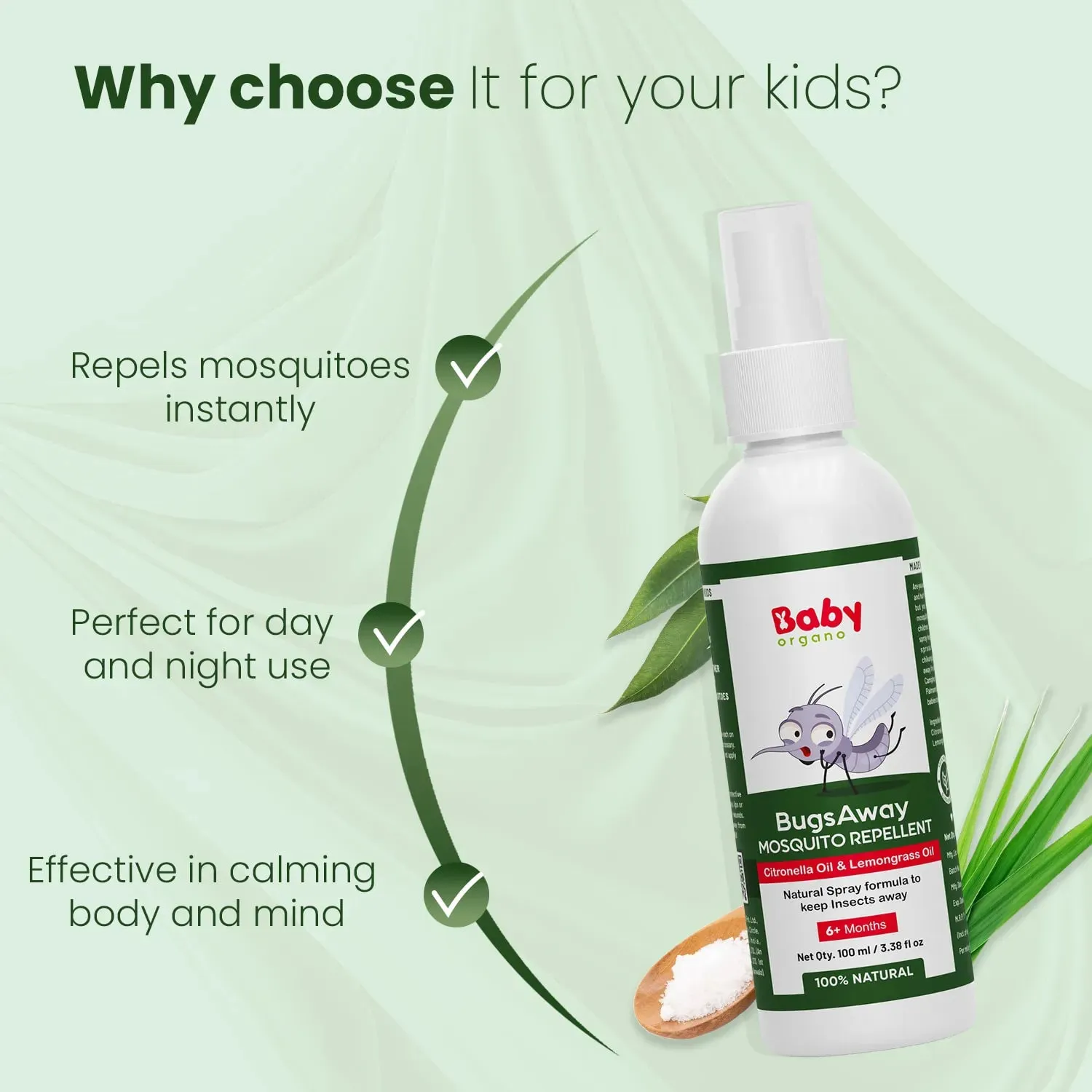 BugsAway Mosquito Repellent Spray | 6  Months