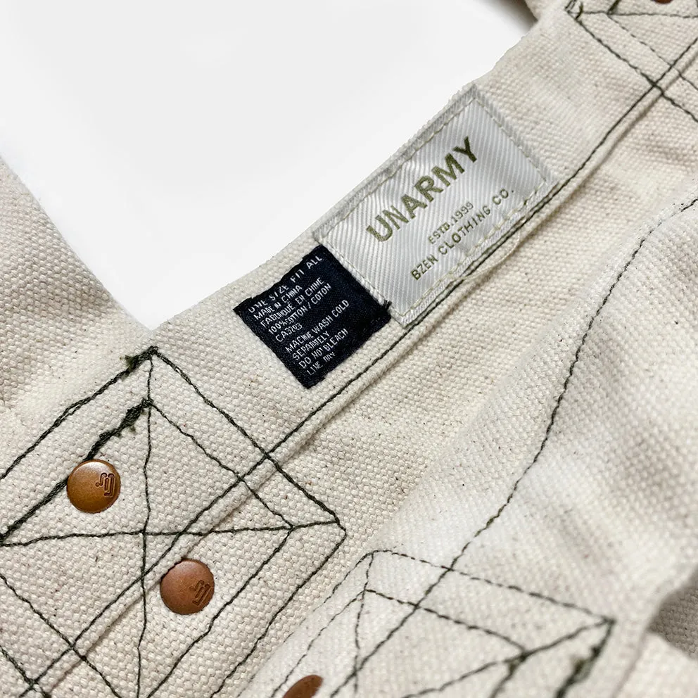 BZEN TOTE20-18NAT NAM TOTE BAG-20oz-E0 NATURAL