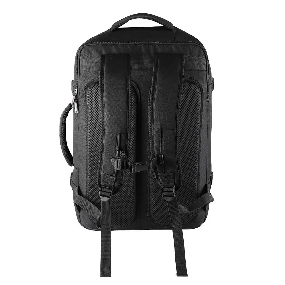 Cabin Max Uppsala 44L 22x16x8" (55x40x20cm) Cabin Backpack (Black)