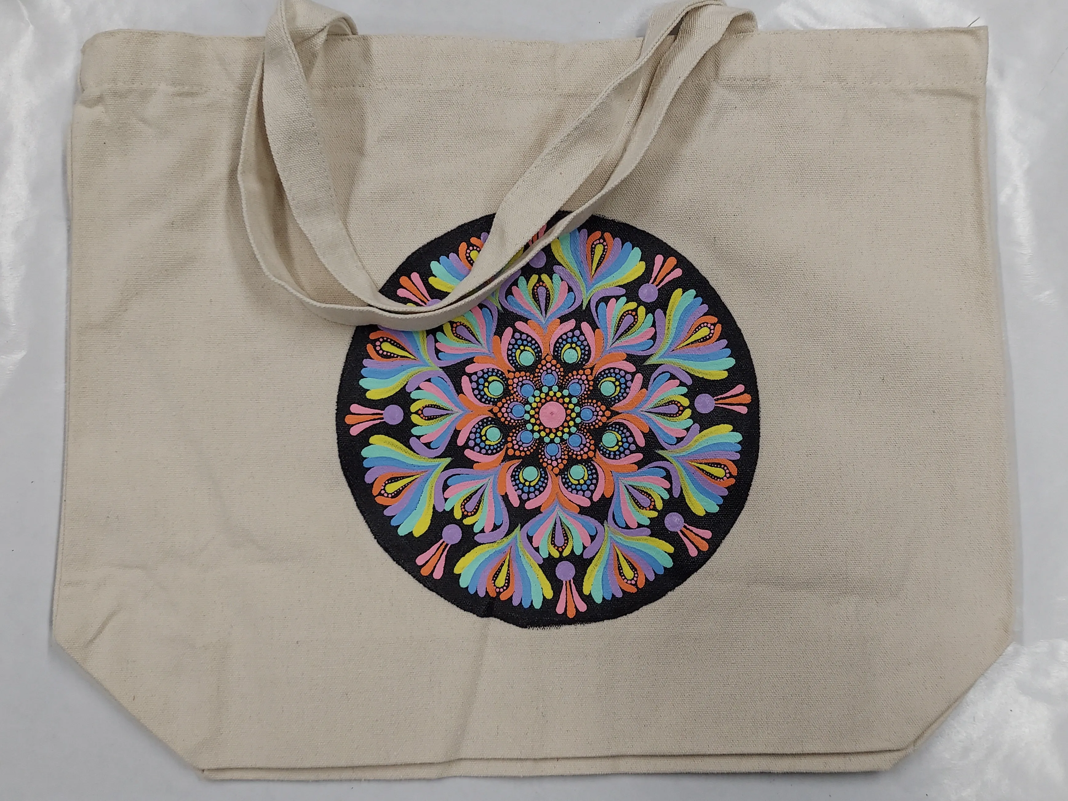 Canvas bag w/mandala