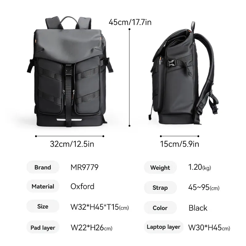 CapaFlex: Expandable Capacity Everyday Backpack 22L to 29L
