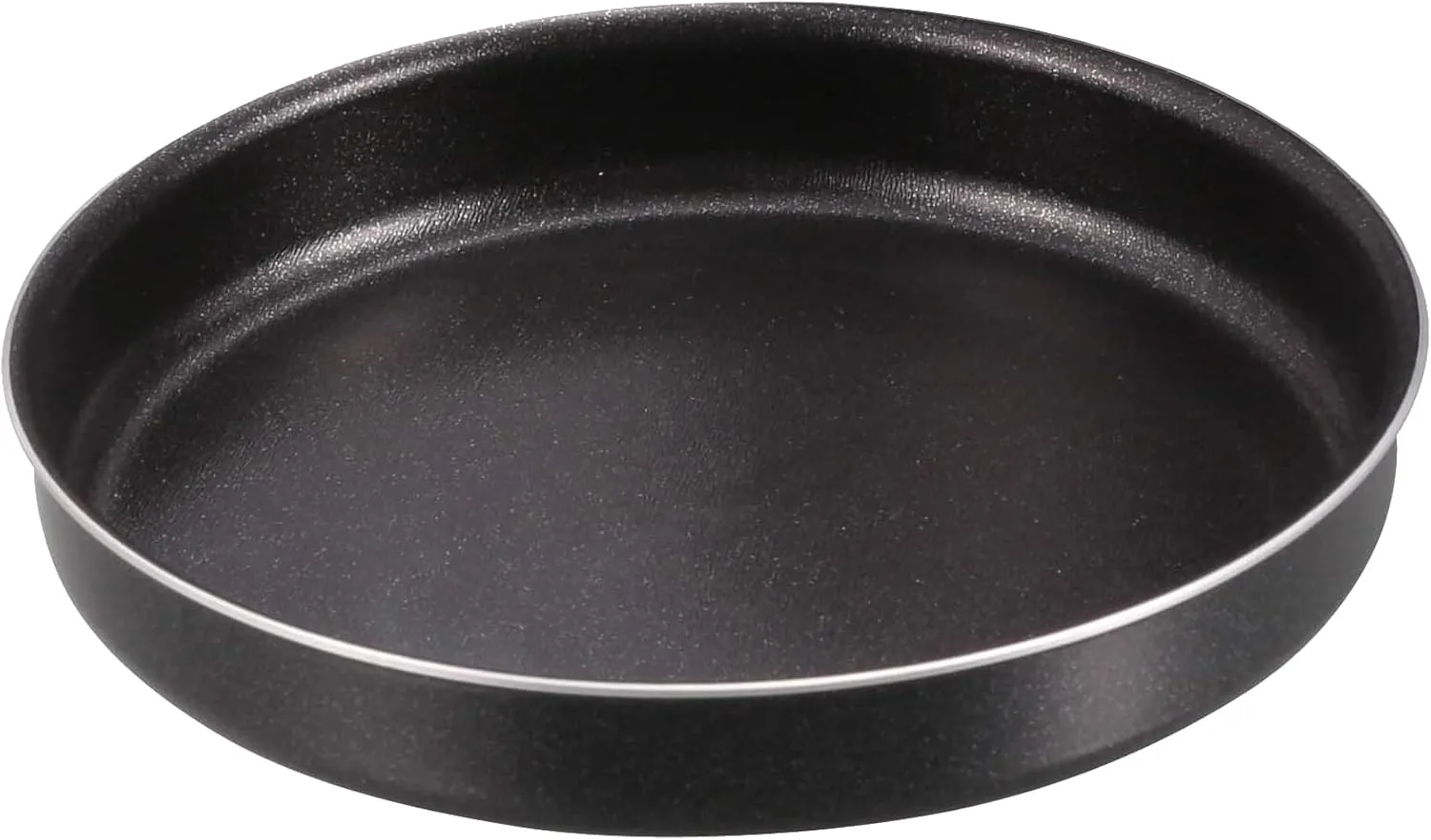 Captain Stag UY-7108 Aluminum Frying Pan, Lid, Plate, 4.7 inches (12 cm), Made in Japan, Tsubame Sanjo, Black