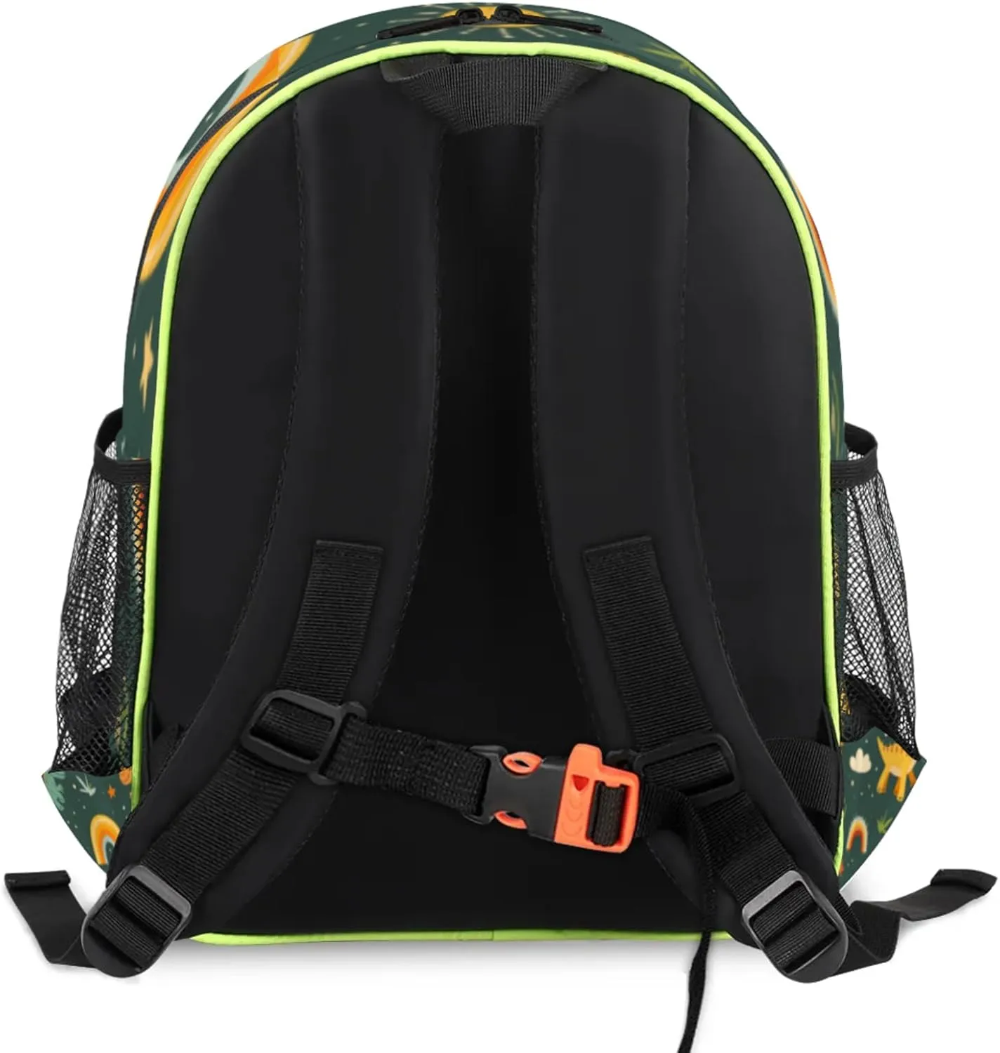 Cartoon Animals Dinosaurs Custom Backpack with Name Cute Personalized Small Shoulder Bag Waterproof Travel Casual Backpack with Chest Strap 14.2in