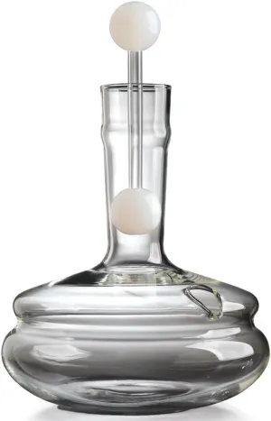 CHEMEX Hand Blown Glass Water Kettle, 2 Quart