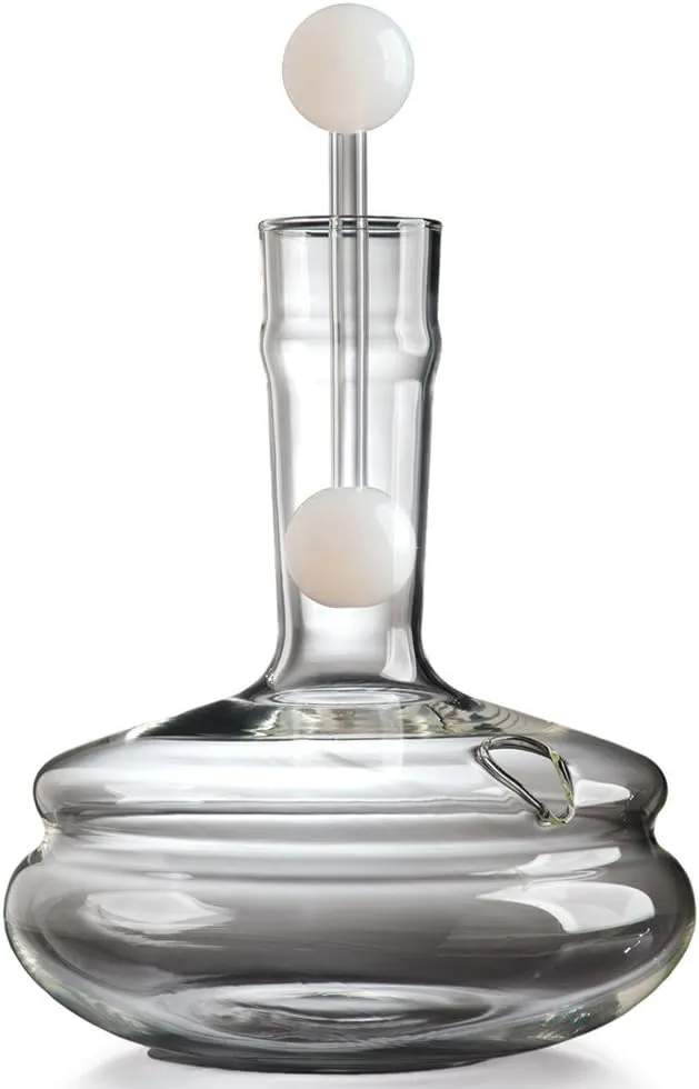 CHEMEX Hand Blown Glass Water Kettle, 2 Quart