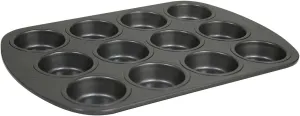 Chicago Metallic Baker's Heritage Siliverstone Non-stick 12-cup Mini Muffin Pan