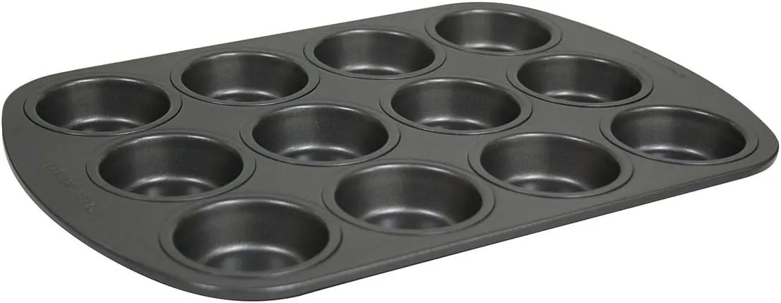 Chicago Metallic Baker's Heritage Siliverstone Non-stick 12-cup Mini Muffin Pan