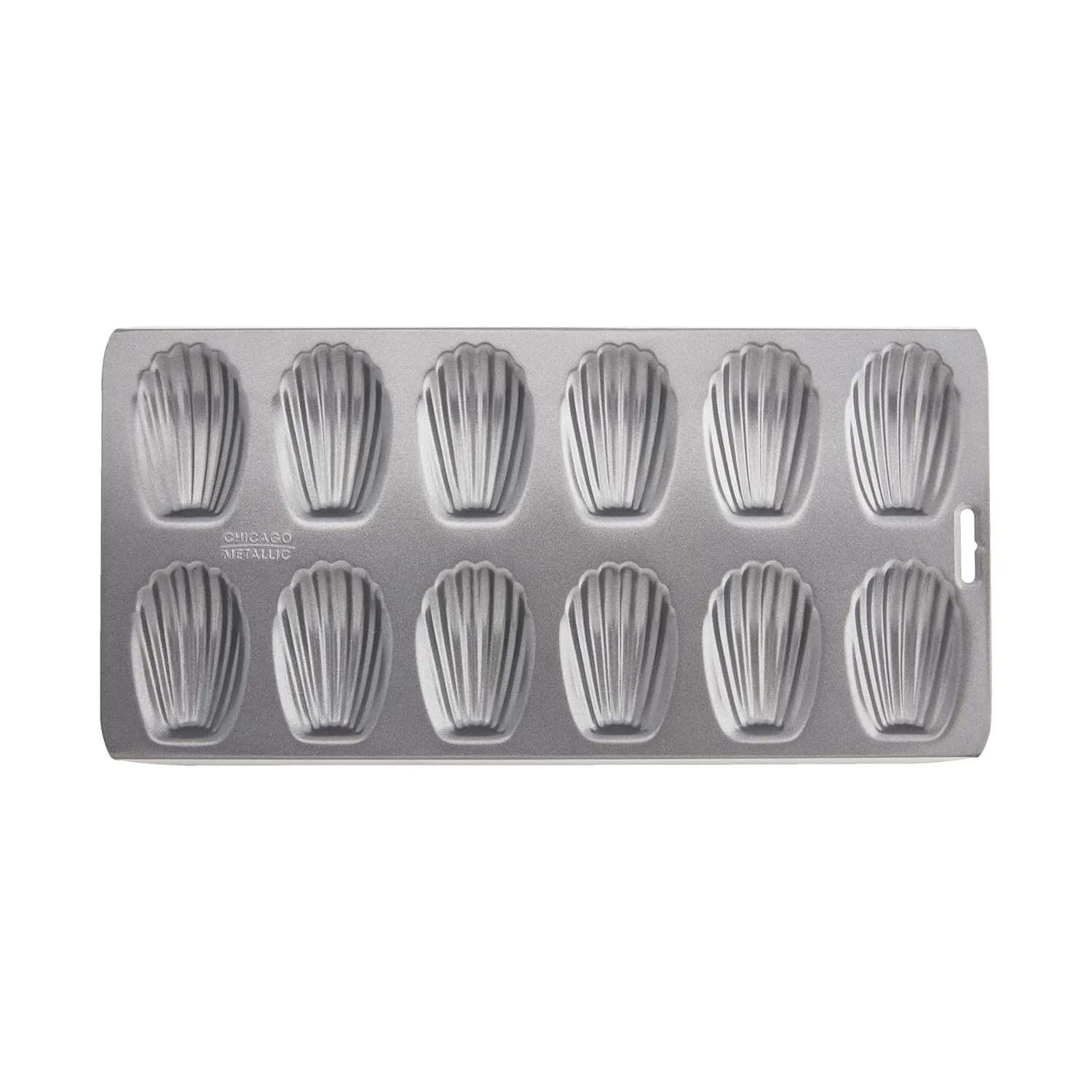 Chicago Metallic Professional 12-Cup Non-Stick Madeleine Pan, 15.75-Inch-by-7.75-Inch