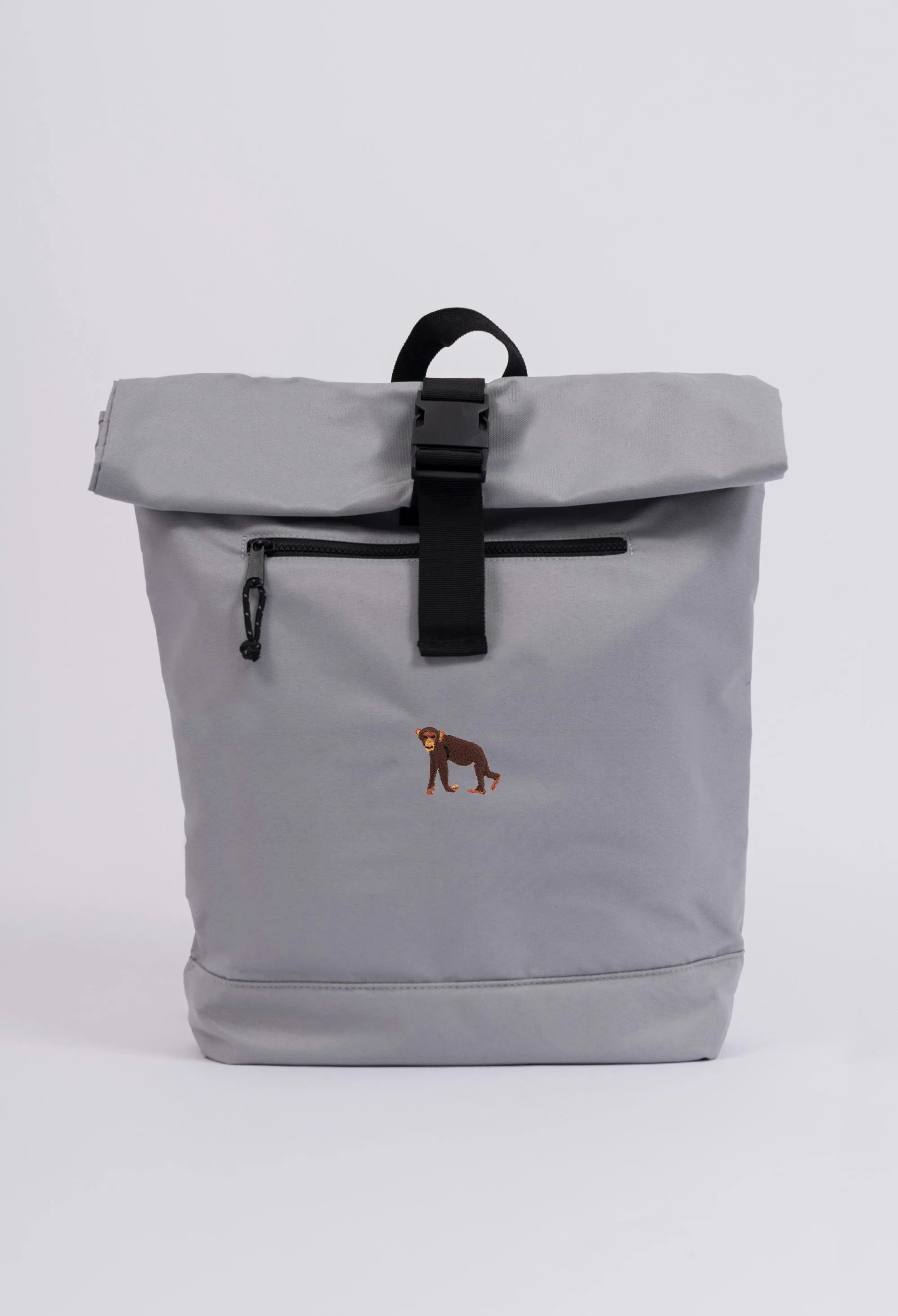 chimpanzee recycled roll-top backpack