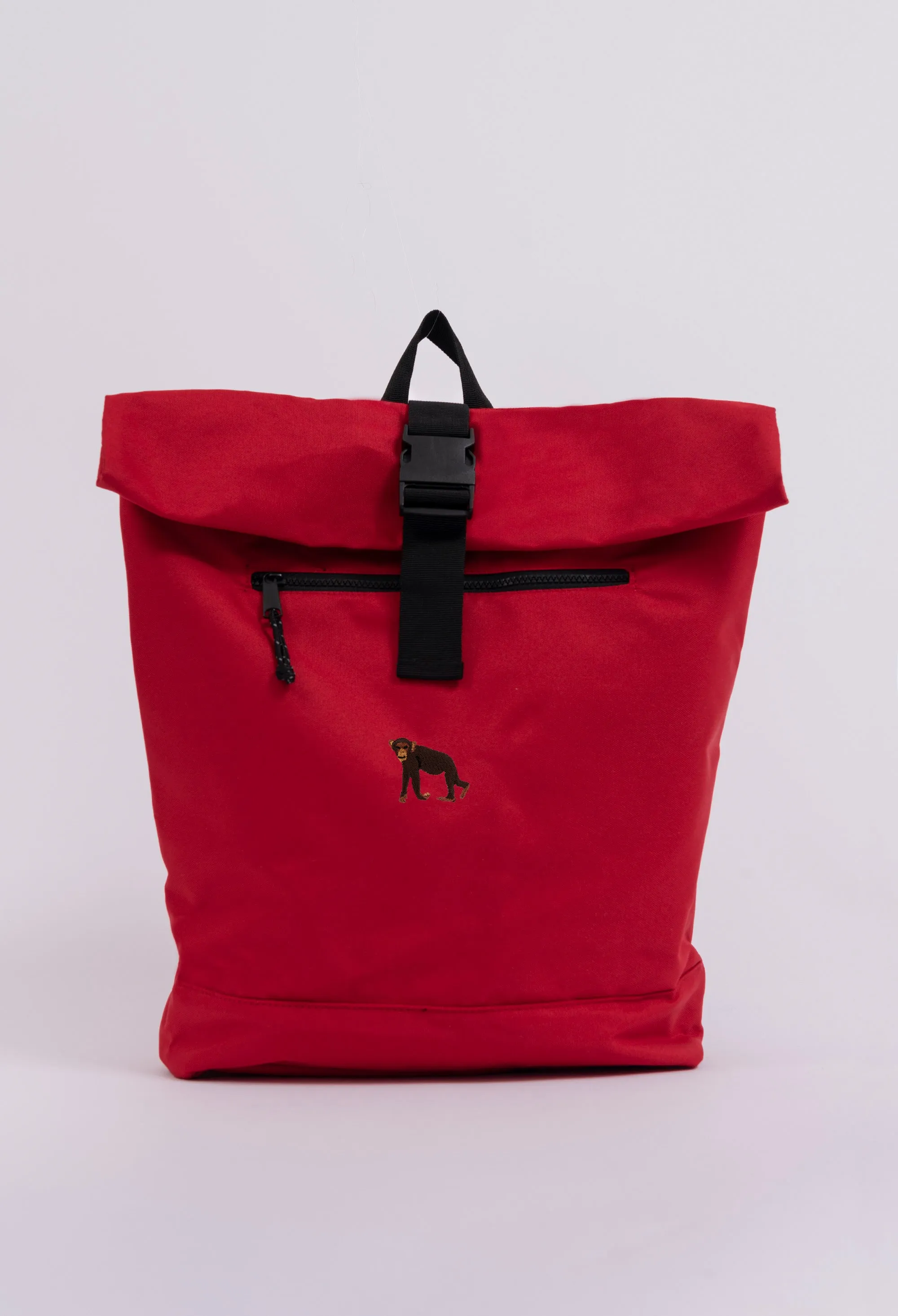 chimpanzee recycled roll-top backpack