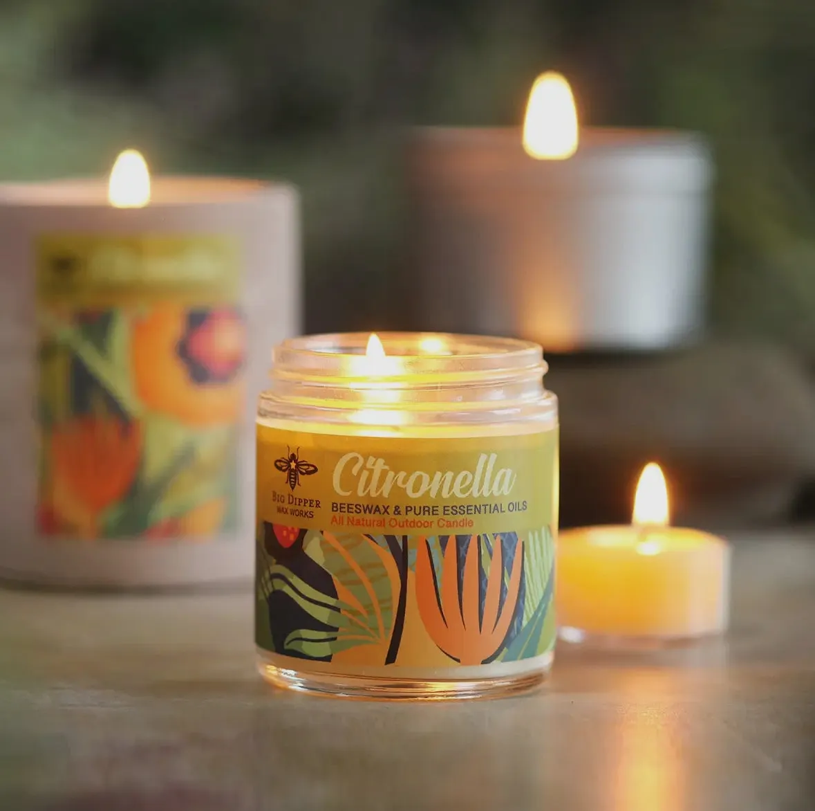 Citronella Apothecary Glass Candle