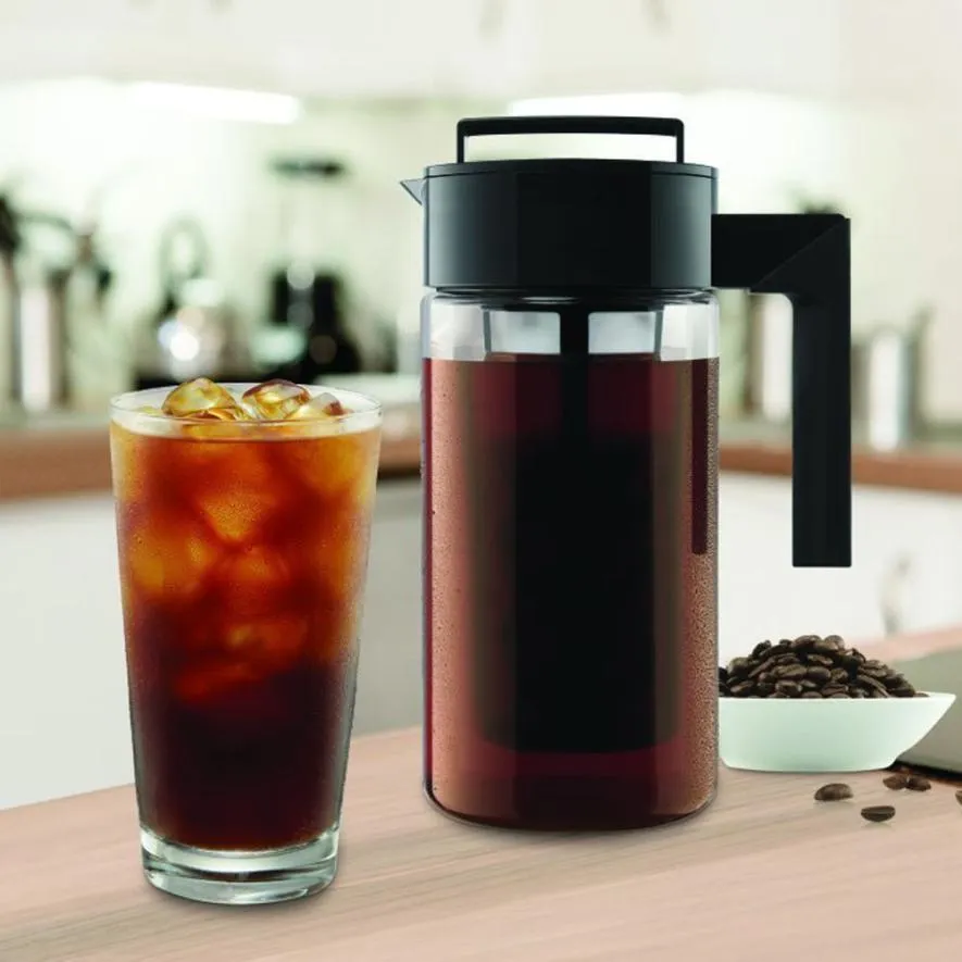 Cold Brew Iced Coffee Maker With Airtight Seal Silicone Handle On Sale