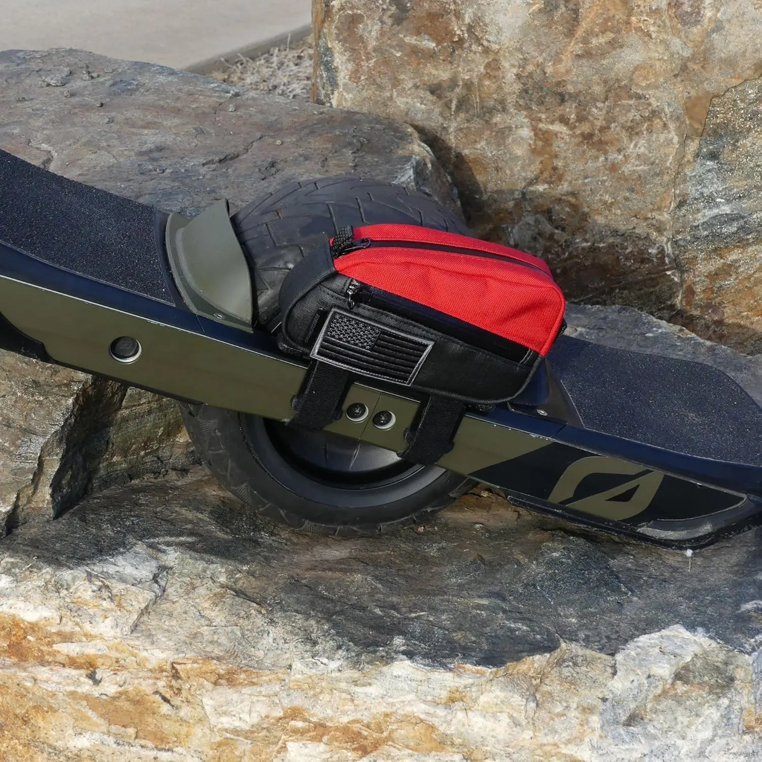 Colorado Cruzer Adventure Pack Bundle | Onewheel Accessories Pack | Onewheel Bag for smaller Essential items| Compatible with al Onewheel GT/Pint/XR Models | Made in USA (Red)