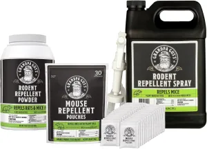 Complete Rodent Repellent Bundle by Grandpa Gus's