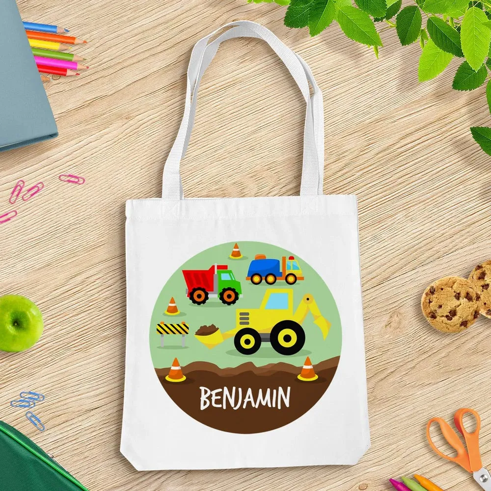 Construction White Tote Bag