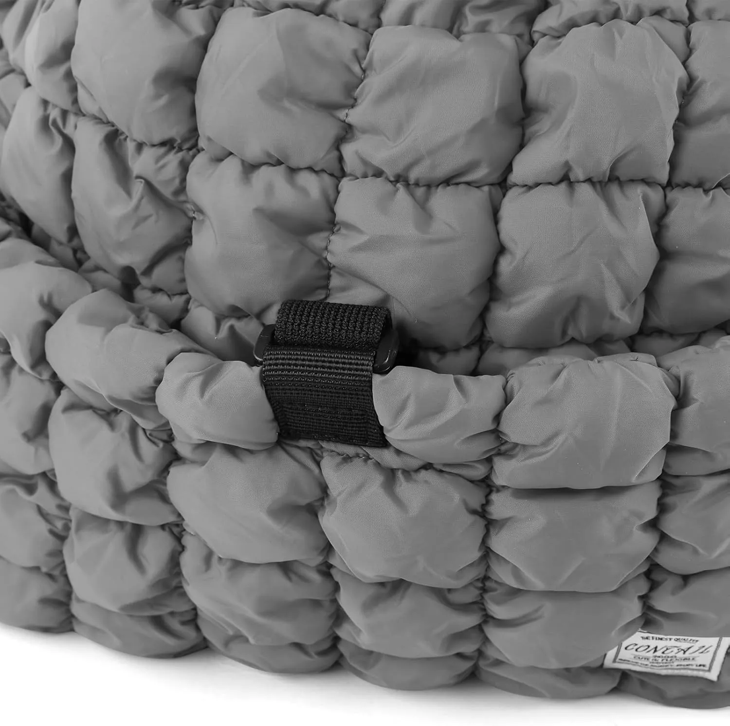 CONTAIL 18L Quilted Puffer Backpack for Women,Lightweight Puffy Hiker Pack,Grey