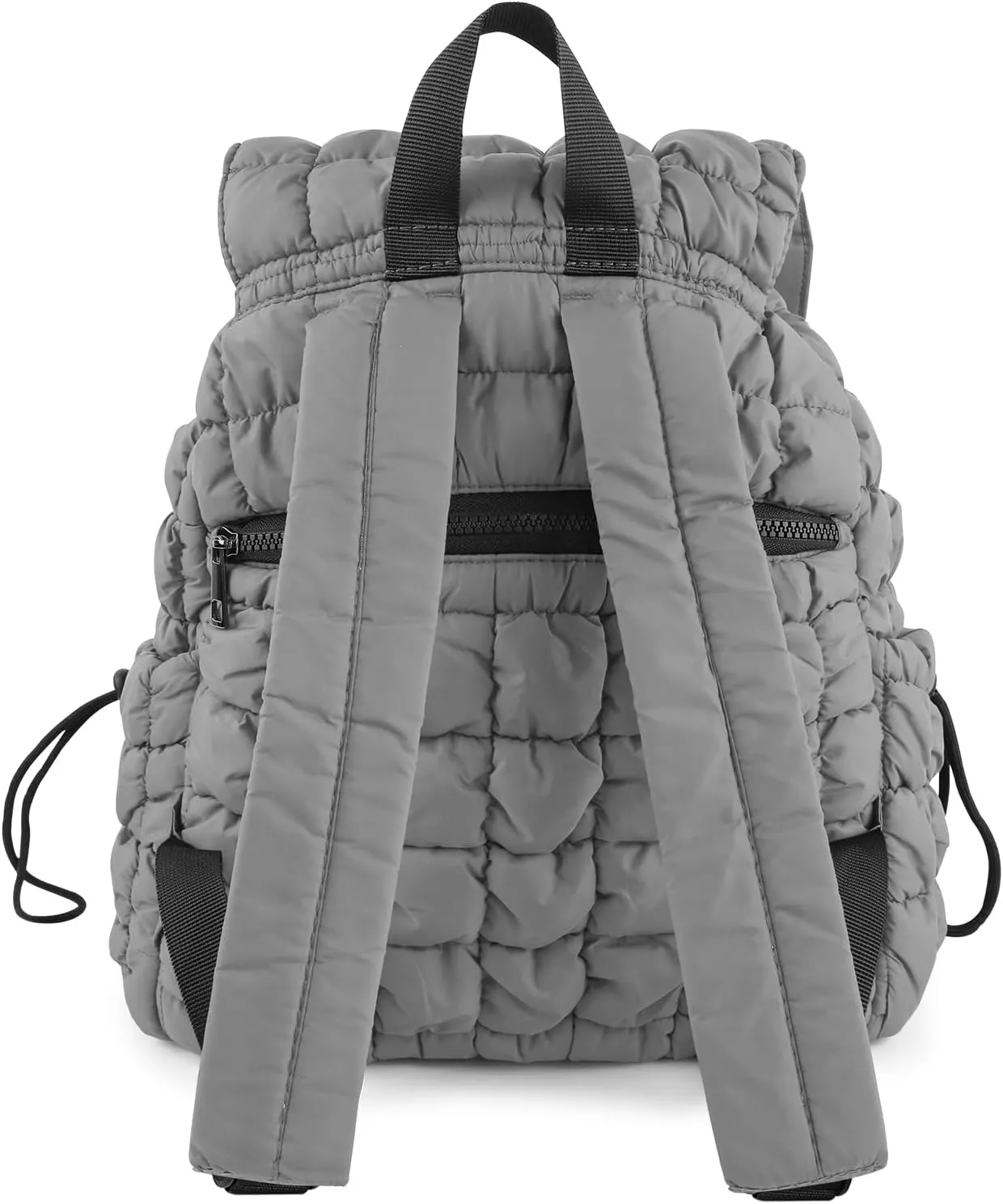 CONTAIL 18L Quilted Puffer Backpack for Women,Lightweight Puffy Hiker Pack,Grey