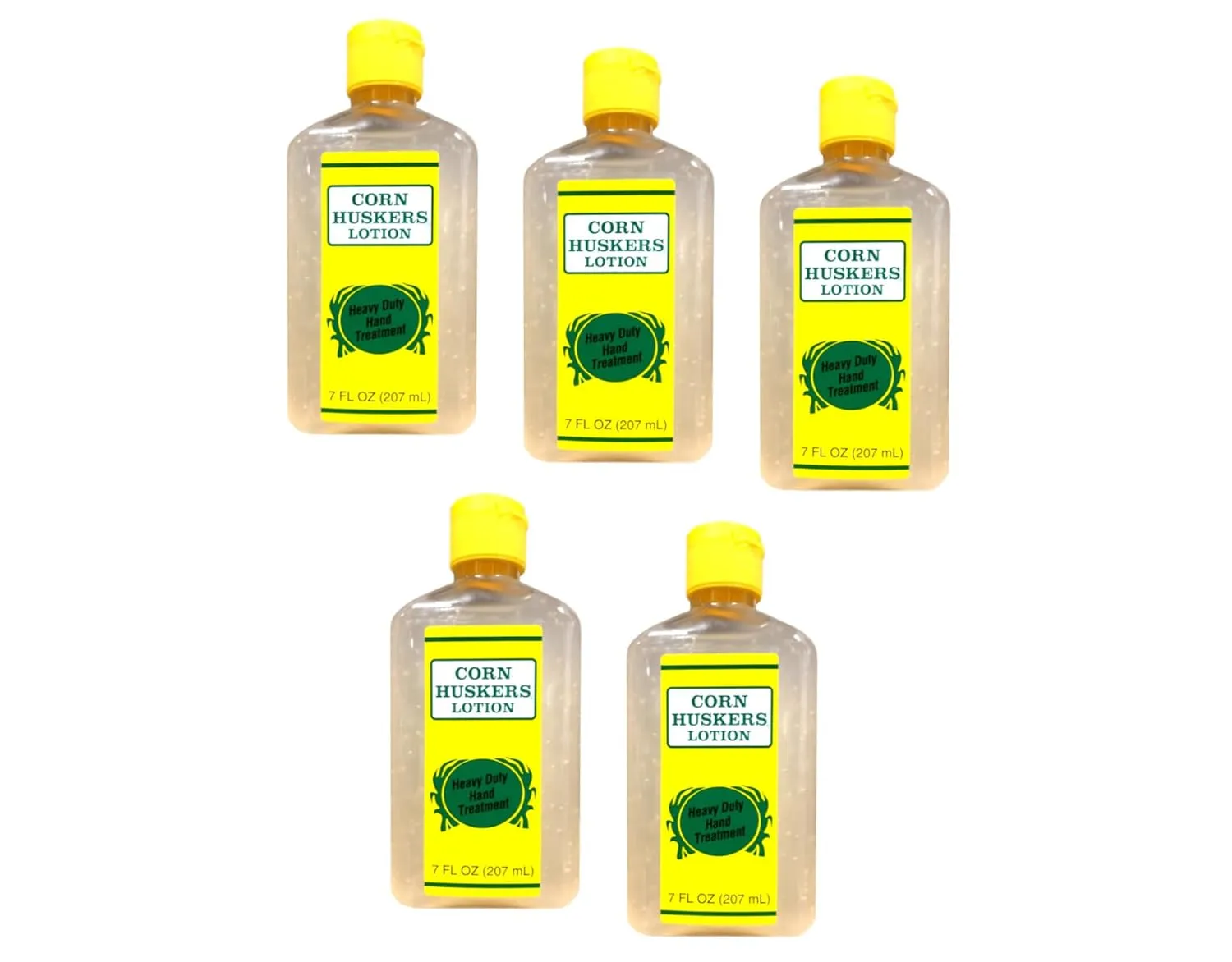 Corn Huskers Lotion, Heavy Duty Hand Treatment for Rough Dry Skin, 7 fl oz (Pack of 5)