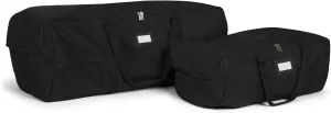Covermates Keepsakes Garland Duffle Bag – Durable Polyester, Reinforced Handles, Fits up to 25 Foot Garland Depending on Thickness - Holiday Storage, Black