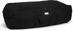 Covermates Keepsakes Garland Duffle Bag – Durable Polyester, Reinforced Handles, Fits up to 25 Foot Garland Depending on Thickness - Holiday Storage, Black