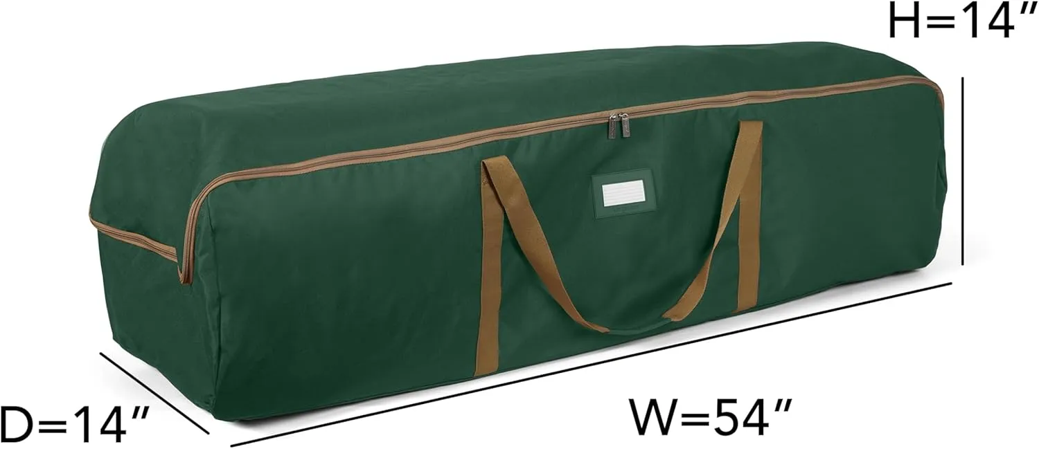 Covermates Keepsakes Garland Duffle Bag – Durable Polyester, Reinforced Handles, Fits up to 25 Foot Garland Depending on Thickness - Holiday Storage, Green
