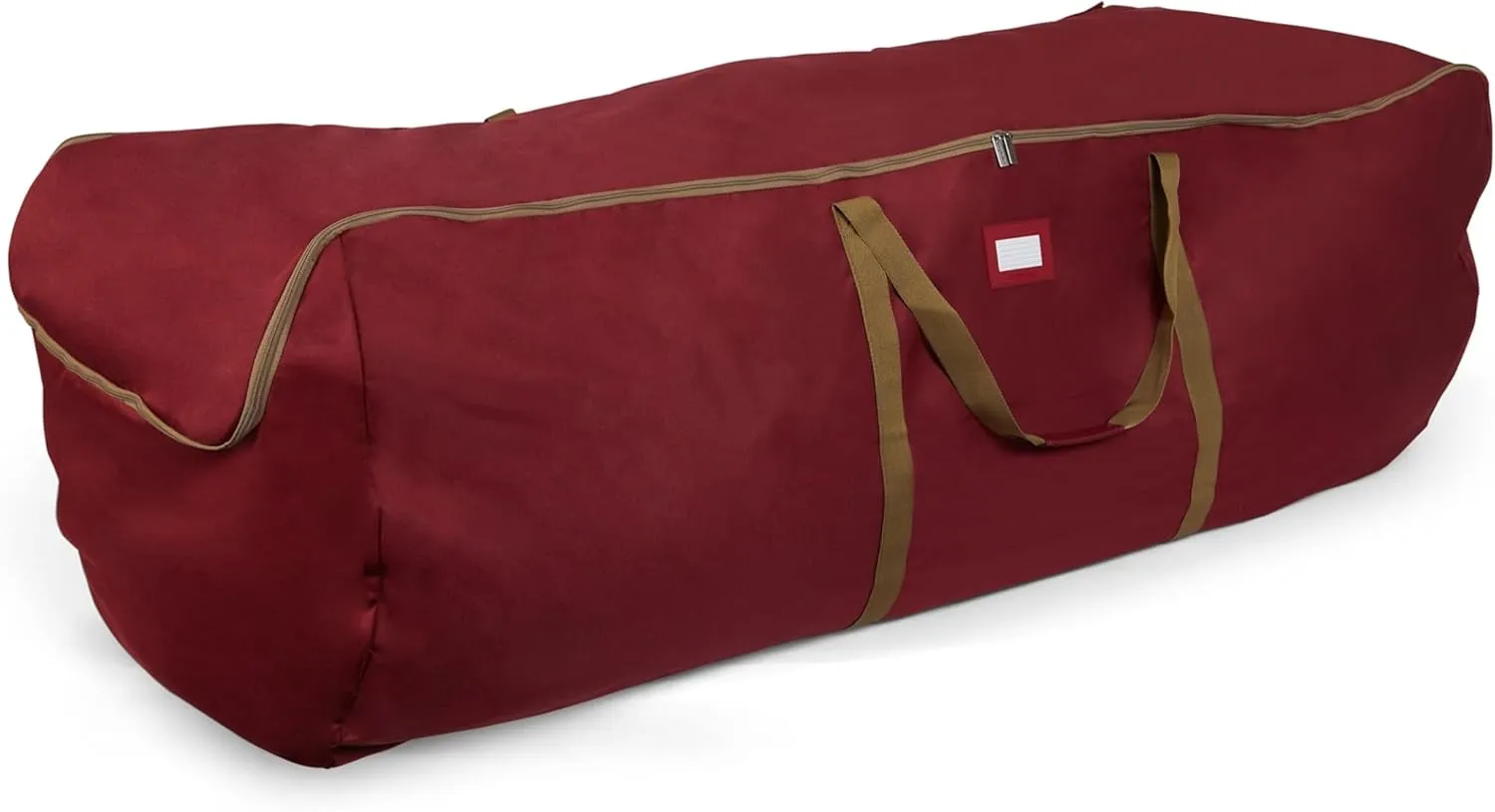 Covermates Keepsakes Garland Duffle Bag – Durable Polyester, Reinforced Handles, Fits up to 25 Foot Garland Depending on Thickness - Holiday Storage, Red