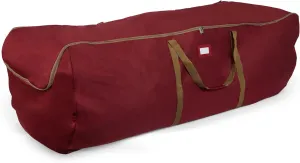 Covermates Keepsakes Garland Duffle Bag – Durable Polyester, Reinforced Handles, Fits up to 25 Foot Garland Depending on Thickness - Holiday Storage, Red