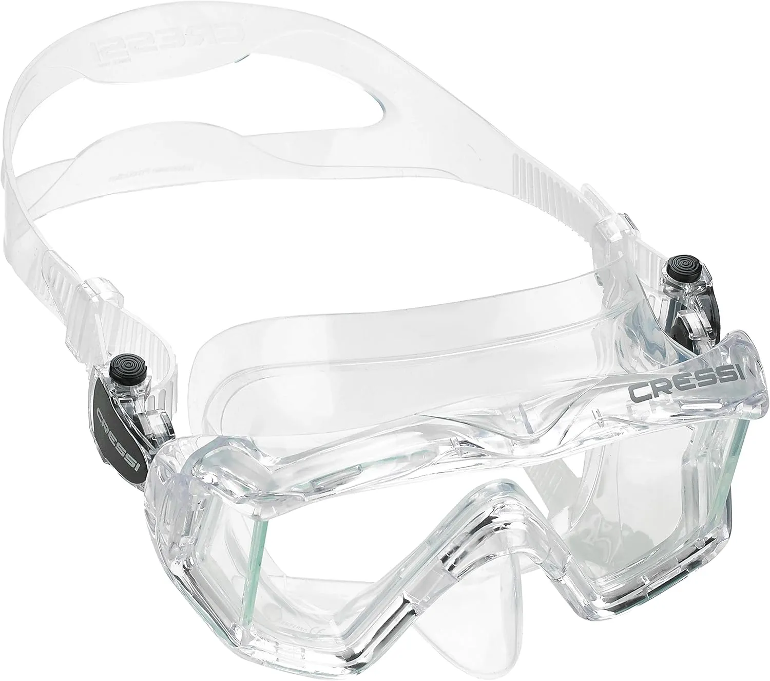 Cressi Panoramic Wide View Mask & Dry Snorkel Kit for Snorkeling, Scuba Diving - Pano 3 & Supernova Dry: Designed in Italy