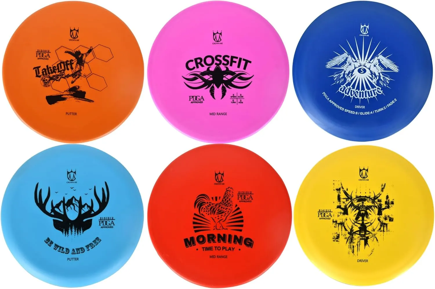 CROWN ME D05 Disc Golf Set, Disc Golf Starter Set