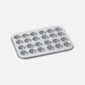 Cuisinart ﻿Chef's Classic Nonstick Bakeware 24-Cup Mini Muffin Pan (Silver) - CU-AMB-24MMP