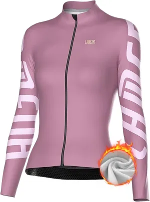 Cycling Jersey Women Long Sleeve, Breathable Bike Jersey with Pockets, Bike Shirts for Bicycle Road Biking Riding