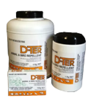 D-Ter Animal & Bird Repellent (Dogs, Cats, Possums, Birds Rodentsl) - 1kg pack