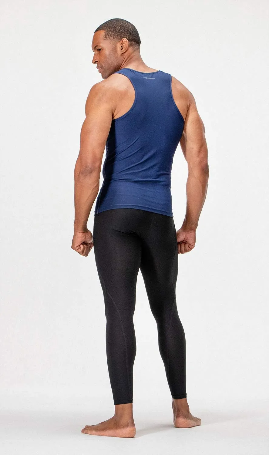 DEVOPS 3 Pack Men's Muscle Dry Fit Compression Tank Top