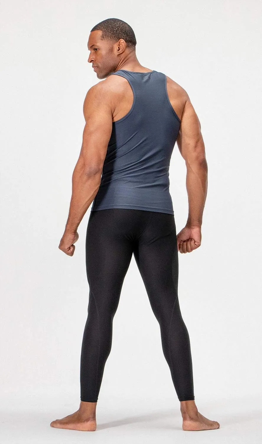 DEVOPS 3 Pack Men's Muscle Dry Fit Compression Tank Top
