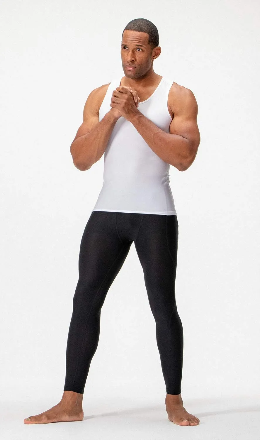 DEVOPS 3 Pack Men's Muscle Dry Fit Compression Tank Top