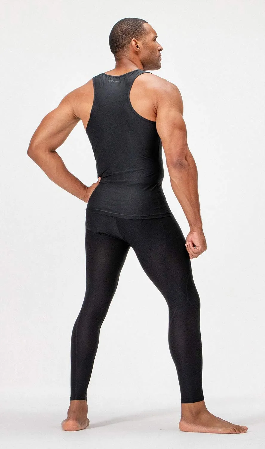 DEVOPS 3 Pack Men's Muscle Dry Fit Compression Tank Top