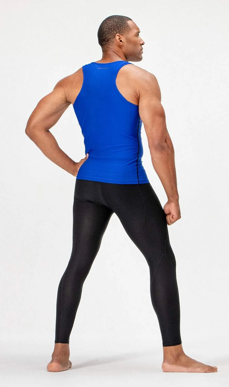 DEVOPS 3 Pack Men's Muscle Dry Fit Compression Tank Top