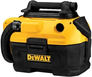 DEWALT 20V MAX Wet/Dry Vacuum, Cordless and Corded, Versatile Power Source, Portable Shop Vacuum, Tool Only (DCV581H)