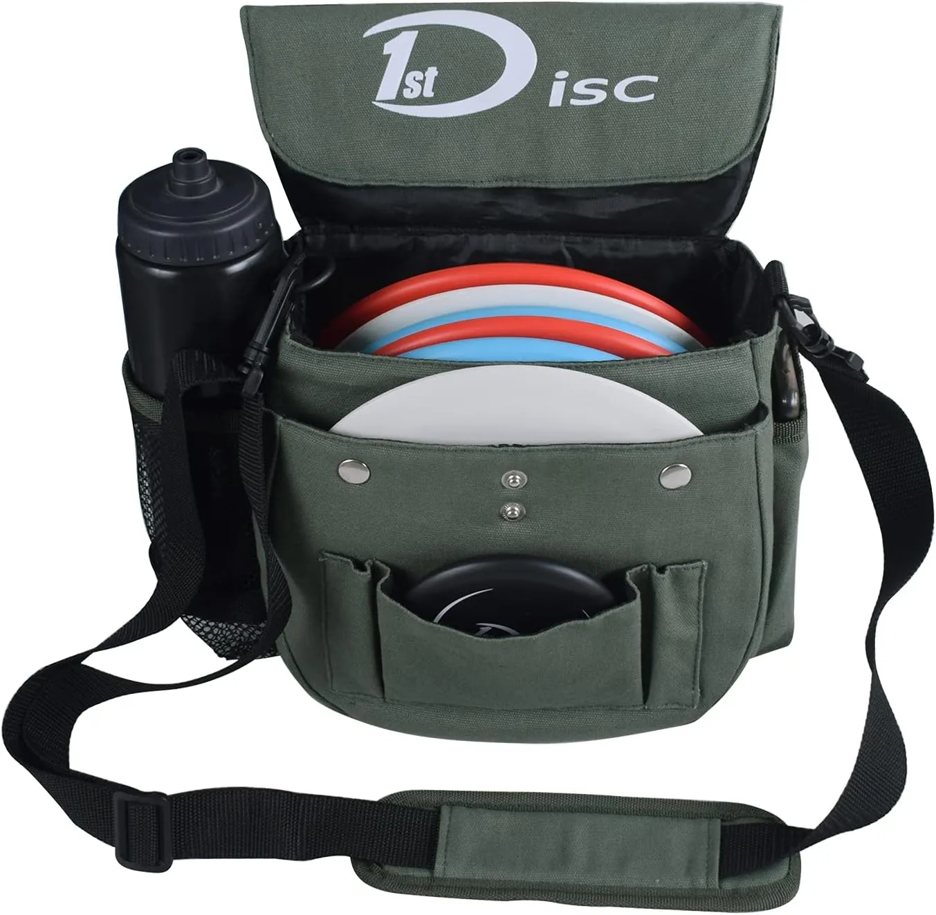 Disc Golf Set- Putter, Mid-Range, Driver, Mini Disc, Towel with Bag
