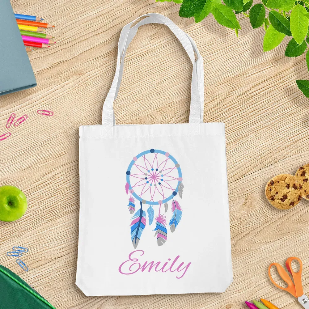 Dream Catcher White Tote Bag