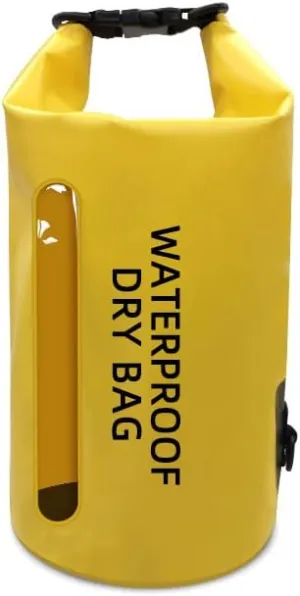 Dry Bag Waterproof Floating, PVC Waterproof Bag Roll Top, 2L/5L/10L/15L/20L Dry Bag Kayak Storage for Kayaking, Boating, Rafting, Swimming, Hiking, Camping, Travel, Beach