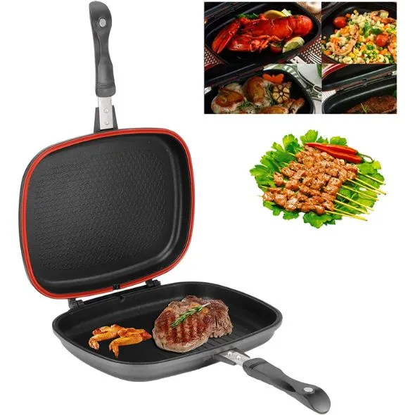 Dual Nonstick Grill Pan - 36CM