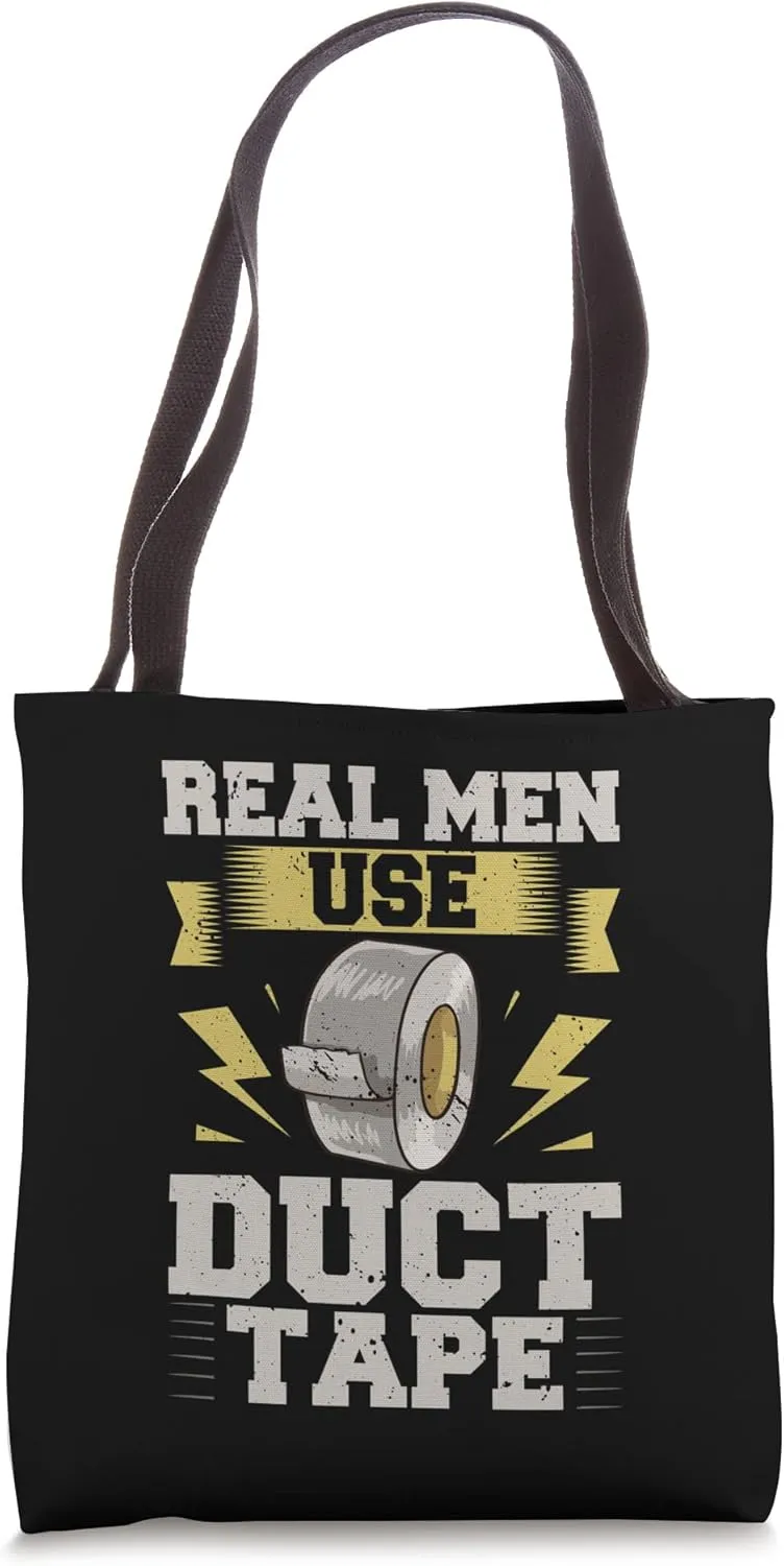 Duct Tape Roll Duck Taping Crafts Gaffa Tape Tote Bag