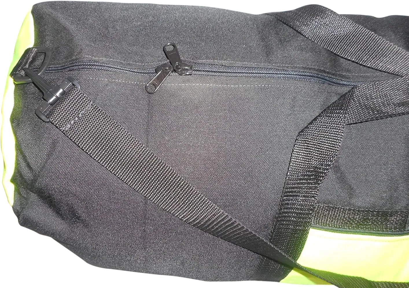 Duffle Bag Ex Extra Large 36 Inch Premium Firefighter Turnout Bag (Neon Black-yellow)